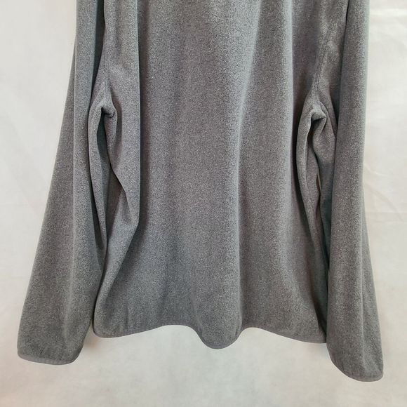 G. H. Bass Men's (XXL) Gray 1/4 Zip Fleece Pullover Sweatshirt - Picture 6 of 8